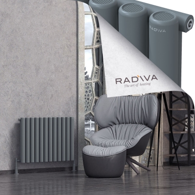 Radiva - Mati Alüminyum Radyatör 600x884 Antrasit (1)