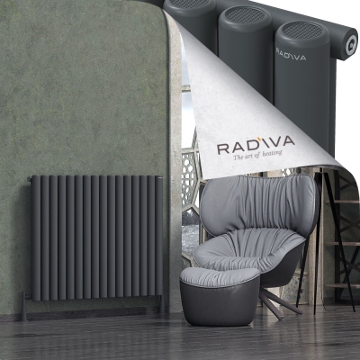 Radiva - Mati Alüminyum Radyatör 900x1180 Koyu Antrasit (1)
