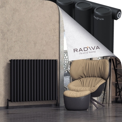 Radiva - Mati Alüminyum Radyatör 900x1254 Siyah