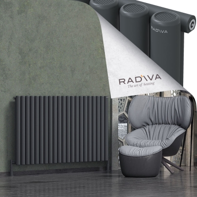 Radiva - Mati Alüminyum Radyatör 900x1550 Koyu Antrasit (1)