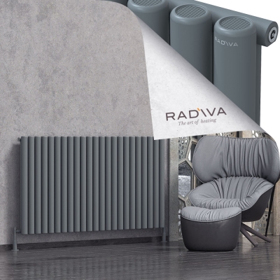 Radiva - Mati Alüminyum Radyatör 900x1698 Antrasit (1)
