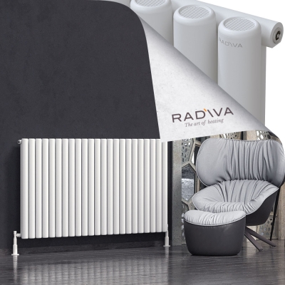Radiva - Mati Alüminyum Radyatör 900x1698 Beyaz