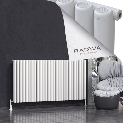 Radiva - Mati Alüminyum Radyatör 900x1994 Beyaz