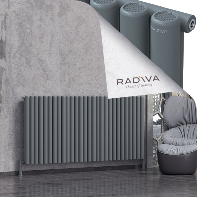 Radiva - Mati Alüminyum Radyatör 900x2068 Antrasit (1)