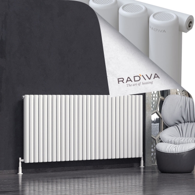 Radiva - Mati Alüminyum Radyatör 900x2068 Beyaz