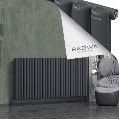 Radiva - Mati Alüminyum Radyatör 900x2068 Koyu Antrasit (1)