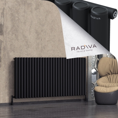 Radiva - Mati Alüminyum Radyatör 900x2068 Siyah (1)