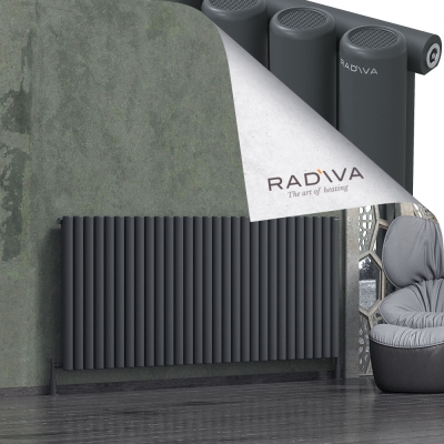 Radiva - Mati Alüminyum Radyatör 900x2142 Koyu Antrasit (1)