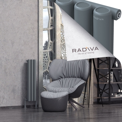 Radiva - Mati Alüminyum Radyatör 900x218 Antrasit (1)