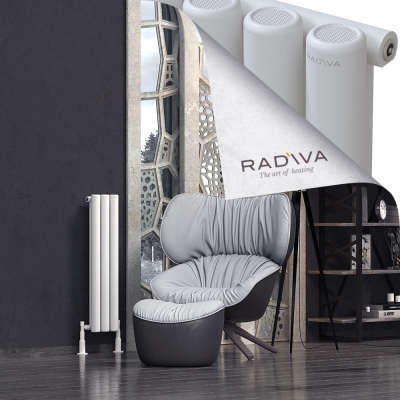 Radiva - Mati Alüminyum Radyatör 900x218 Beyaz
