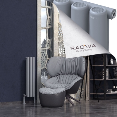 Radiva - Mati Alüminyum Radyatör 900x218 Gri (1)
