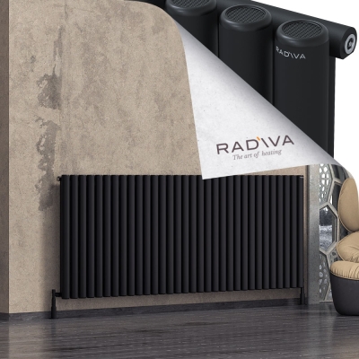 Radiva - Mati Alüminyum Radyatör 900x2364 Siyah (1)