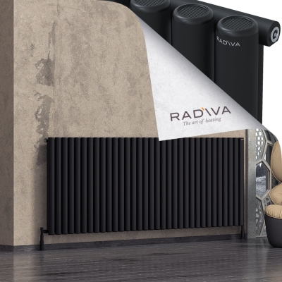 Radiva - Mati Alüminyum Radyatör 900x2438 Siyah (1)