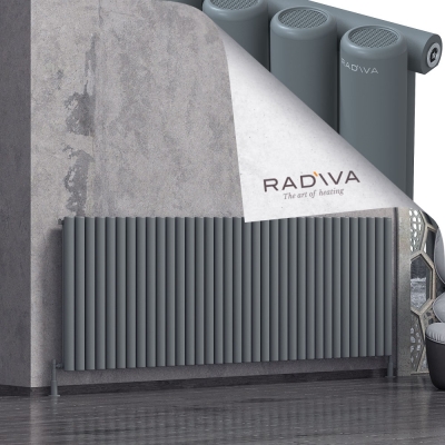 Radiva - Mati Alüminyum Radyatör 900x2586 Antrasit (1)
