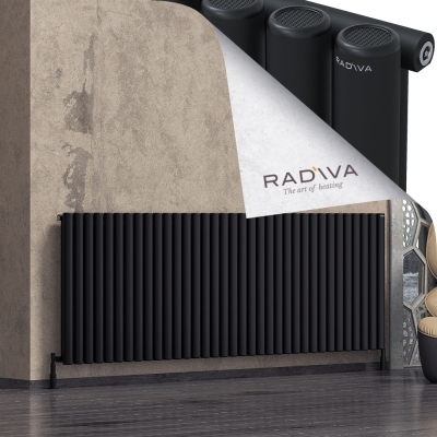 Radiva - Mati Alüminyum Radyatör 900x2586 Siyah (1)