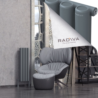 Radiva - Mati Alüminyum Radyatör 900x292 Antrasit (1)