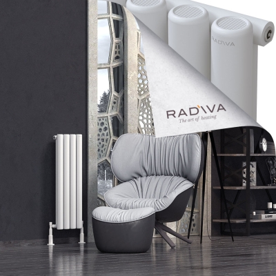 Radiva - Mati Alüminyum Radyatör 900x292 Beyaz (1)