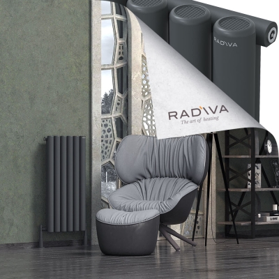 Radiva - Mati Alüminyum Radyatör 900x440 Koyu Antrasit (1)