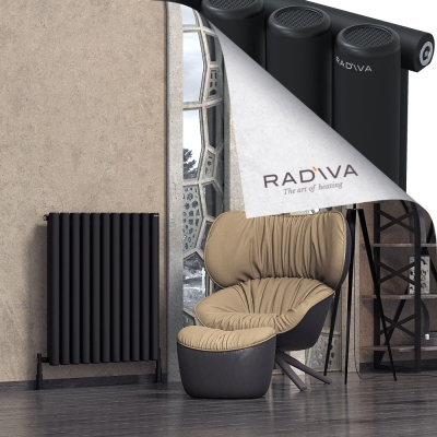 Radiva - Mati Alüminyum Radyatör 900x810 Siyah (1)