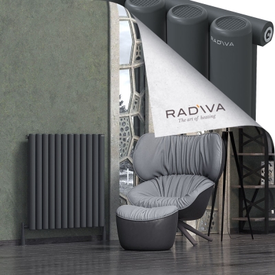 Radiva - Mati Alüminyum Radyatör 900x884 Koyu Antrasit (1)