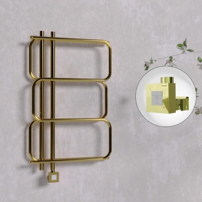 Radiva - MATSU Elektrikli Havlupan 540x884 Altın (KTX1 Termostat) 200W (1)