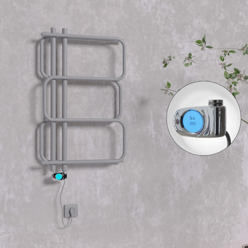 MATSU Elektrikli Havlupan 540x884 Antrasit (Musa Termostat) 300W - 1MAT05400884B2TE3030