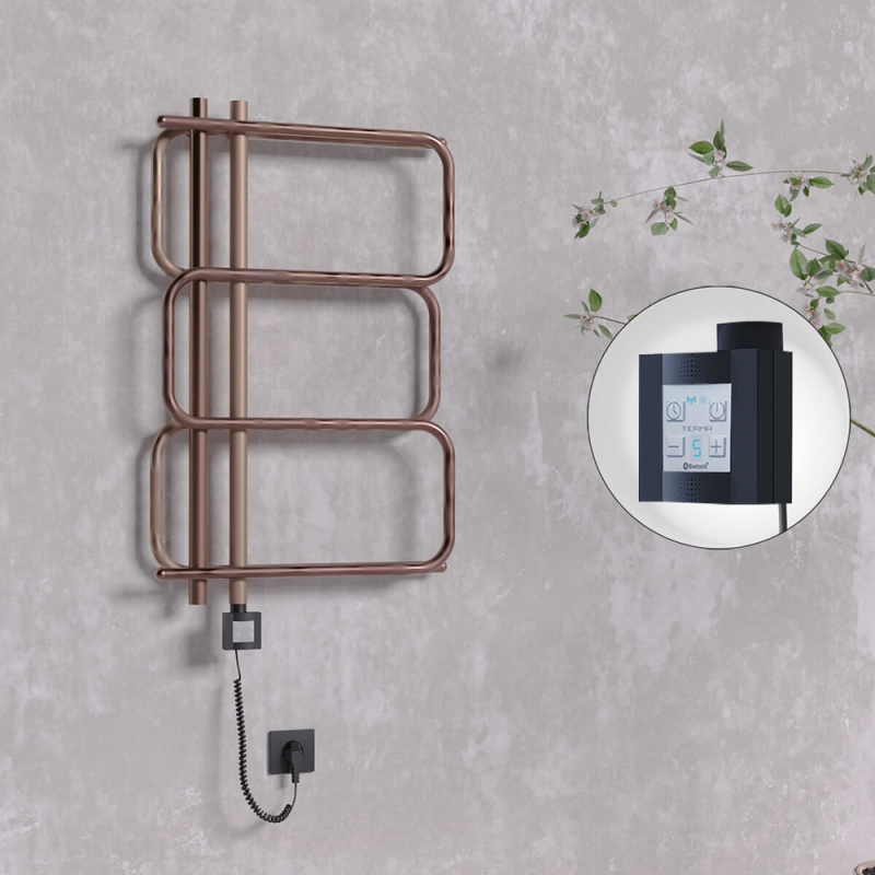 MATSU Elektrikli Havlupan 540x884 Bakır Eskitme (KTX4 Termostat) 200W Spiral Kablolu - 1MAT05400884K3PEC020-K