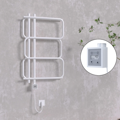 Radiva - MATSU Elektrikli Havlupan 540x884 Beyaz (KTX3 Termostat) 300W Spiral Kablolu (1)