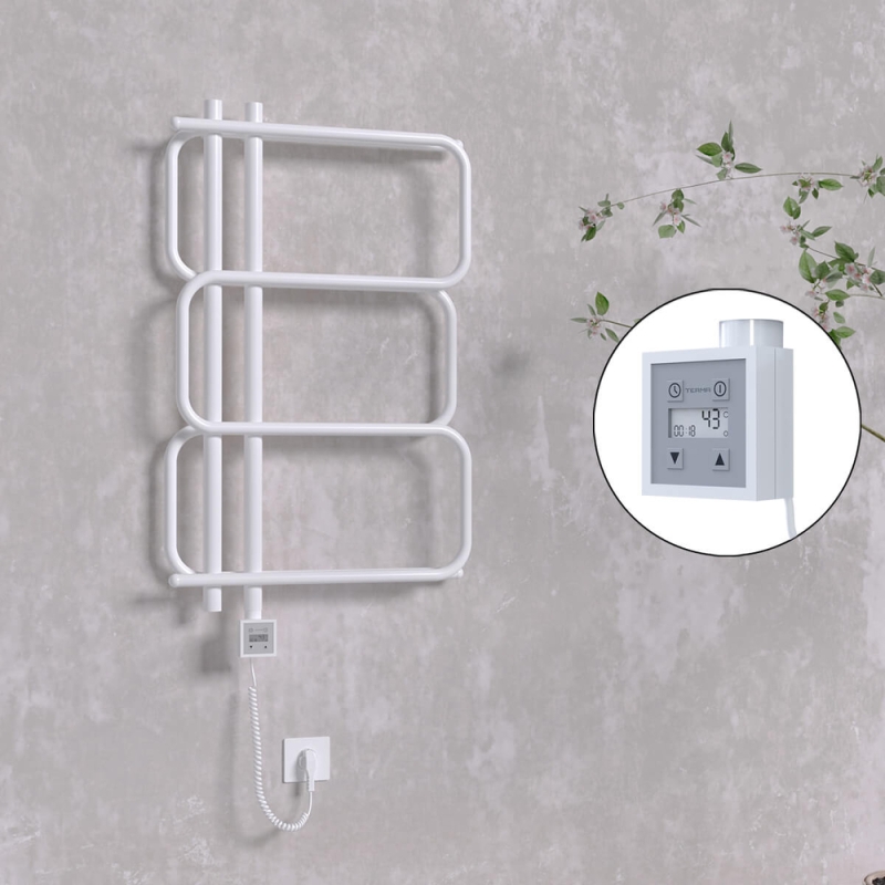 MATSU Elektrikli Havlupan 540x884 Beyaz (KTX3 Termostat) 300W Spiral Kablolu - 1MAT05400884B1PE7030-K