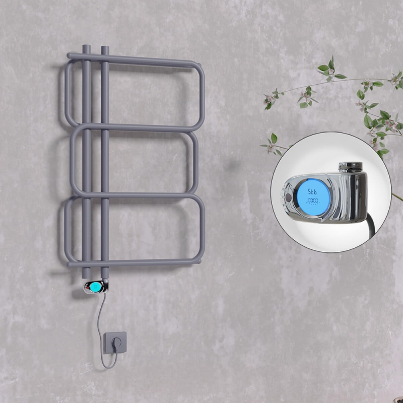 MATSU Elektrikli Havlupan 540x884 Koyu Antrasit (Musa Termostat) 300W - 1MAT05400884B6TE3030