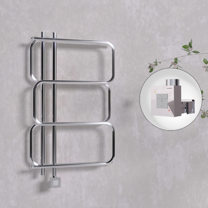 MATSU Elektrikli Havlupan 540x884 Krom (KTX1 Termostat) 200W - 1MAT05400884K1PEB020