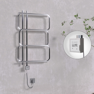 Radiva - MATSU Elektrikli Havlupan 540x884 Krom (KTX3 Termostat) 200W Spiral Kablolu (1)