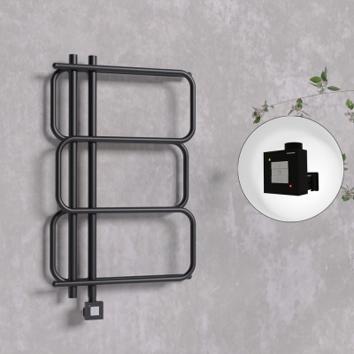 Radiva - MATSU Elektrikli Havlupan 540x884 Siyah (KTX1 Termostat) 300W