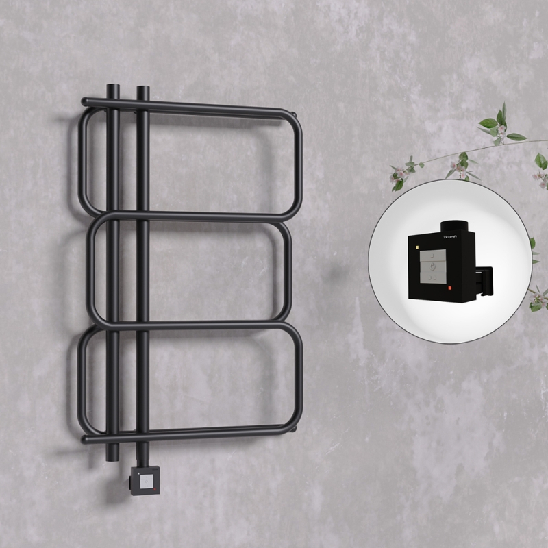 MATSU Elektrikli Havlupan 540x884 Siyah (KTX1 Termostat) 300W - 1MAT05400884B3MEB030