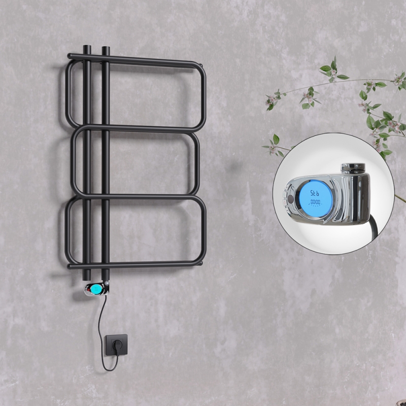 MATSU Elektrikli Havlupan 540x884 Siyah (Musa Termostat) 300W - 1MAT05400884B3ME3030