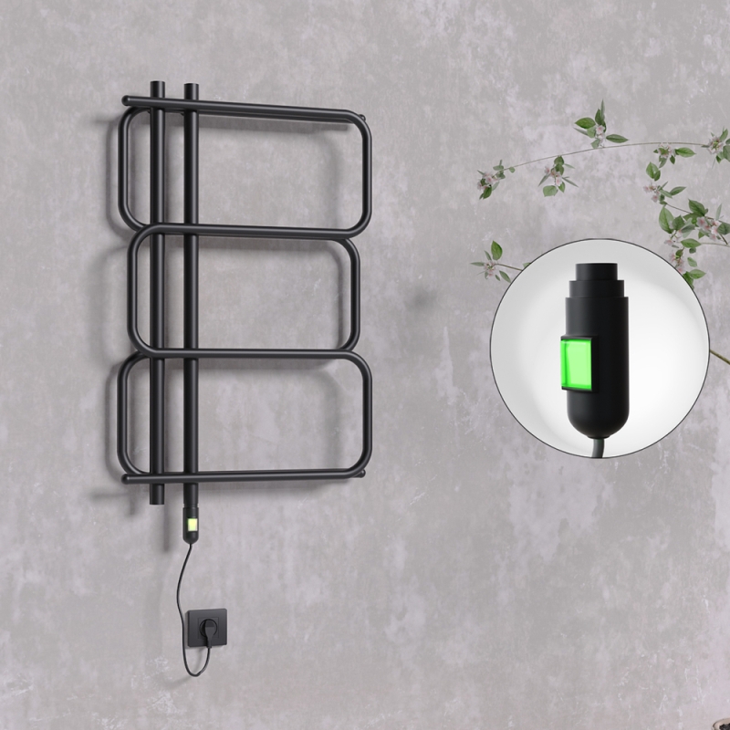 MATSU Elektrikli Havlupan 540x884 Siyah (On/Off Düğmeli) 300W - 1MAT05400884B3ME1030