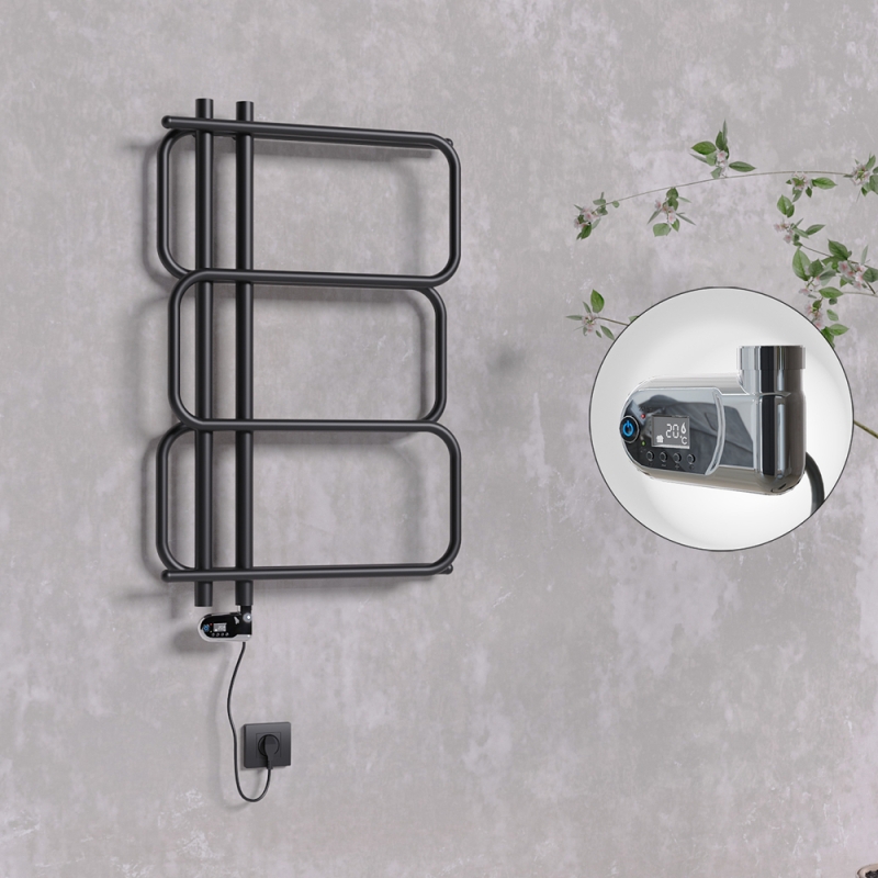 MATSU Elektrikli Havlupan 540x884 Siyah (Thesis Termostat) 300W - 1MAT05400884B3ME2030