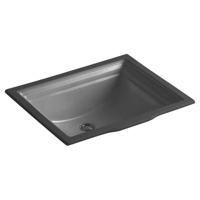 KOHLER - Kohler Lavabo Memoirs Classic Tezgah Altı Koyu Gri - 1