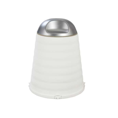 MOTEK - Motek Çöp Kutusu Beyaz Sallanır Kapak 7 Litre