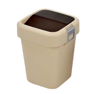 MOTEK - Motek Çöp Kutusu Comfort Bej Kilitli ve Sallanır Kapak 8 litre MOTEK - Motek Çöp Kutusu Comfort Bej Kilitli ve Sallanır Kapak 8 litre