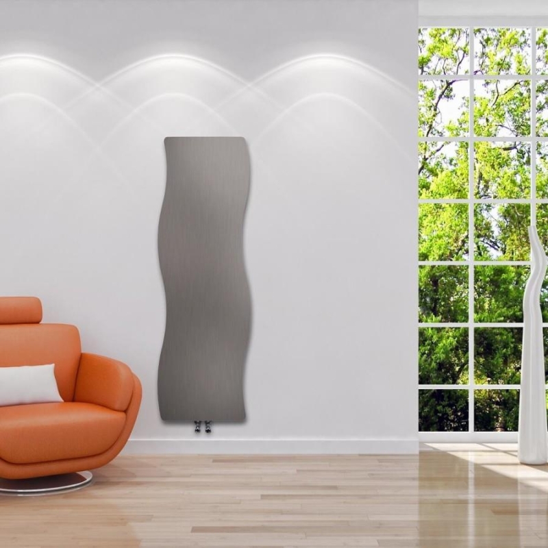 Muscha İnce Radyatör 530x1600 Paslanmaz Çelik Satine Polisaj - 6MUS05301600P1M1