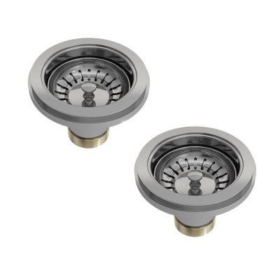 BOCCHI - Mutfak Eviye Süzgeci ve Sifonu İkili Bocchi Lavello Çift Gözlü Eviye İçin - 0