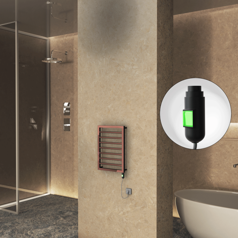 NAXOS Dekoratif Çelik Havlupan 450x655 Bakır - 1NAX04500655K4PE1020