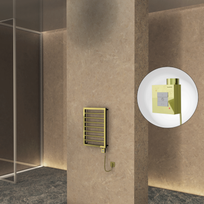 Radiva - NAXOS Elektrikli Havlupan 450x655 Altın (KTX1 Termostat) 200W Spiral Kablolu (1)