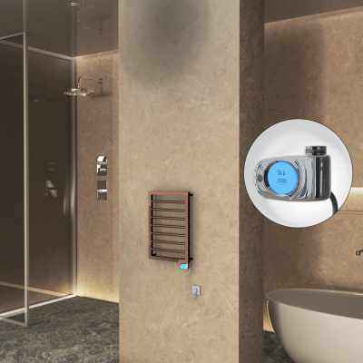 Radiva - NAXOS Elektrikli Havlupan 450x655 Bakır Parlak (Musa Termostat) 200W (1)