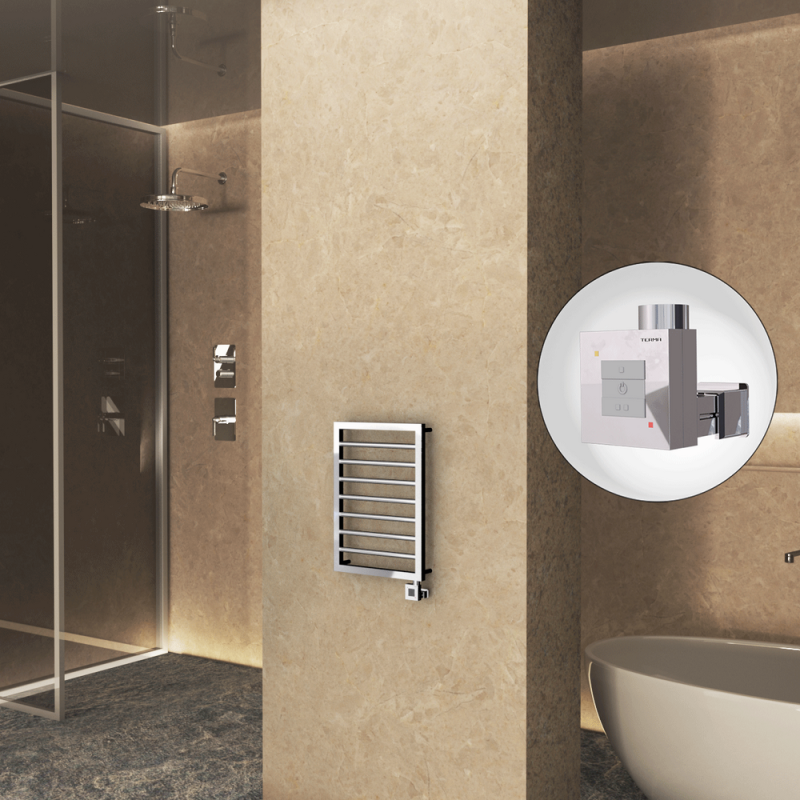 NAXOS Elektrikli Havlupan 450x655 Krom (KTX1 Termostat) 200W - 1NAX04500655K1PEB020