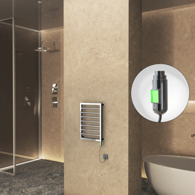 Radiva - NAXOS Elektrikli Havlupan 450x655 Krom (On/Off Düğmeli) 200W (1)