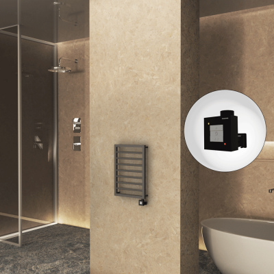 Radiva - NAXOS Elektrikli Havlupan 450x655 Terra Matt Texture (KTX1 Termostat) 300W (1)