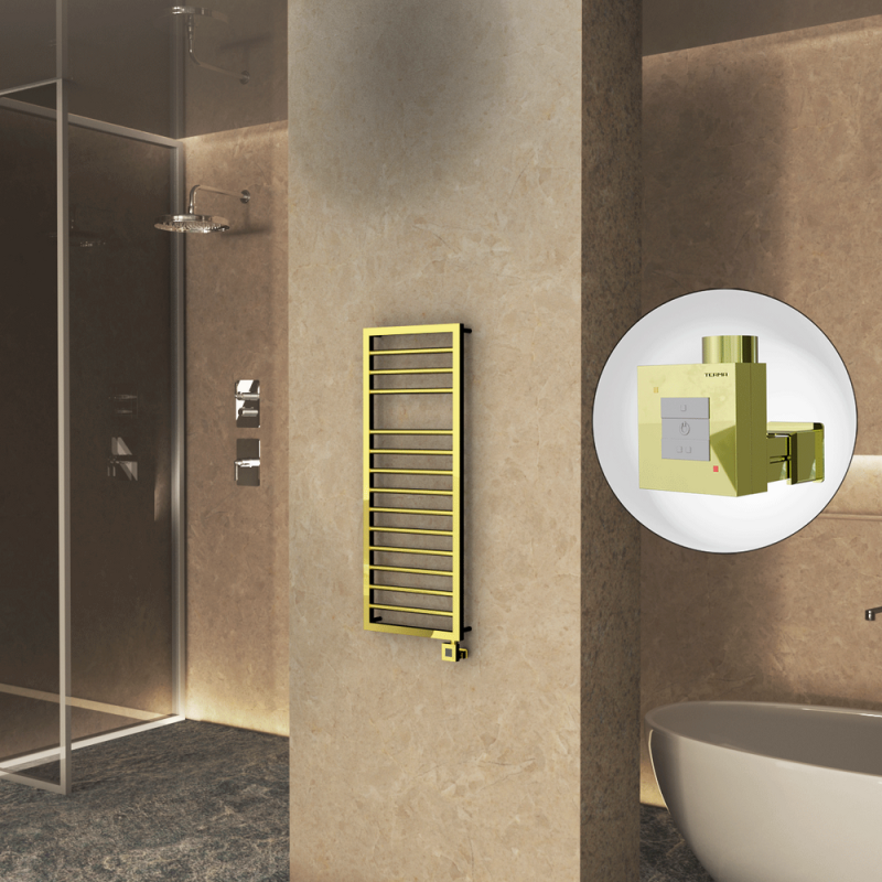 NAXOS Elektrikli Havlupan 500x1193 Altın (KTX1 Termostat) 300W - 1NAX05001193K2PEB030