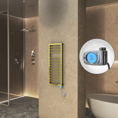 Radiva - NAXOS Elektrikli Havlupan 500x1193 Altın (Musa Termostat) 300W (1)